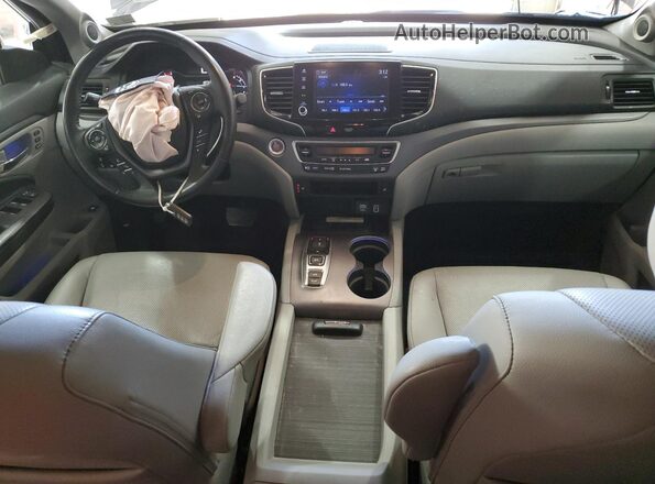 5FPYK3F75MB023212 2021 HONDA RIDGELINE Blue Vista del salpicadero