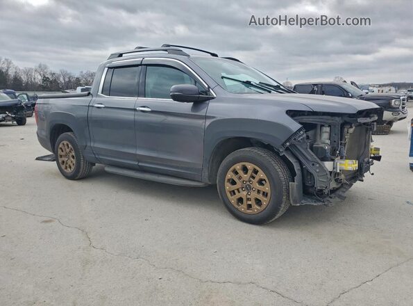 5FPYK3F76MB024434 2021 HONDA RIDGELINE Gray Przód prawy