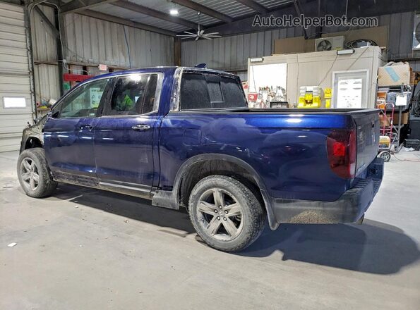 5FPYK3F77NB034651 2022 HONDA RIDGELINE Синий Задняя левая четверть