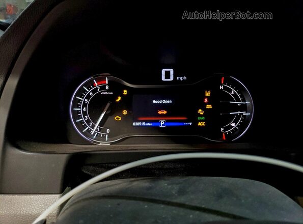 5FPYK3F77NB034651 2022 HONDA RIDGELINE Синий Вид щитка приборов
