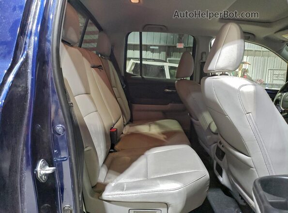 5FPYK3F77NB034651 2022 HONDA RIDGELINE Синий Вид задних сидений