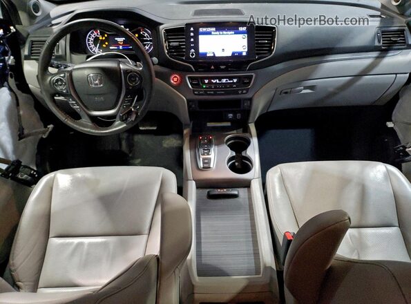 5FPYK3F77NB034651 2022 HONDA RIDGELINE Синий Вид панели приборов