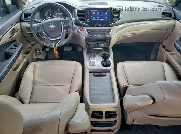 5FPYK3F79MB006574 2021 HONDA RIDGELINE White წინა პანელის ხედი