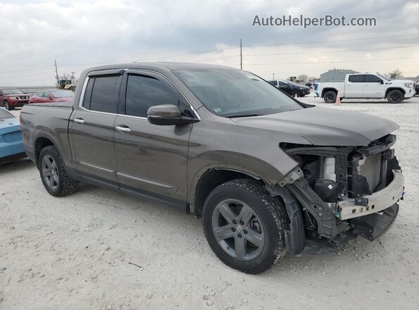 5FPYK3F79NB011632 2022 HONDA RIDGELINE Brown Առջևի աջ