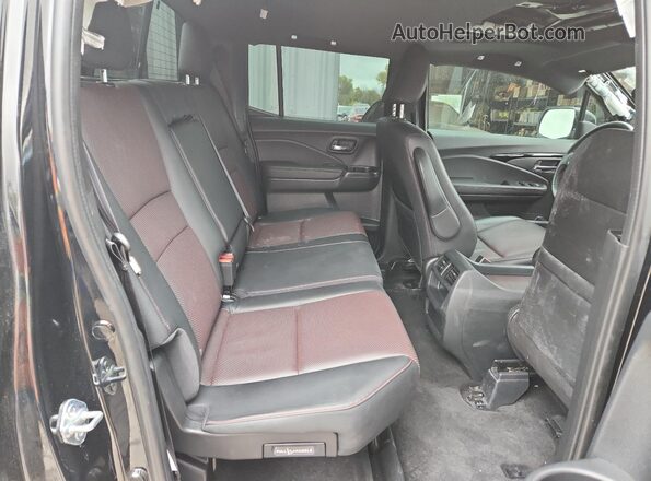 5FPYK3F80NB011012 2022 HONDA RIDGELINE Black Vista de los asientos traseros