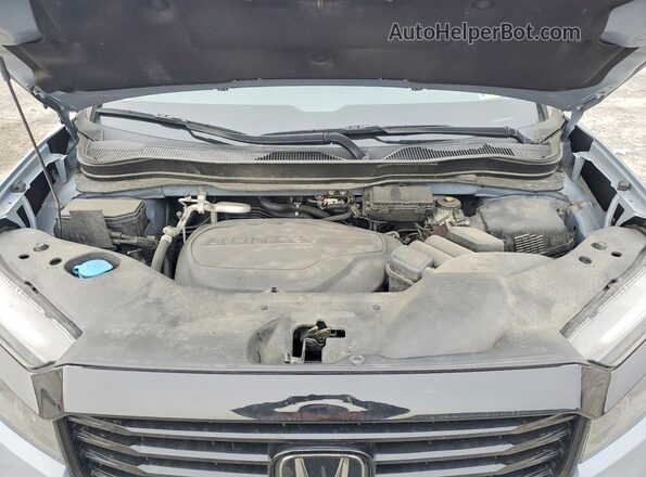5FPYK3F84NB035944 2022 HONDA RIDGELINE Blue უკანა სალონის ხედი