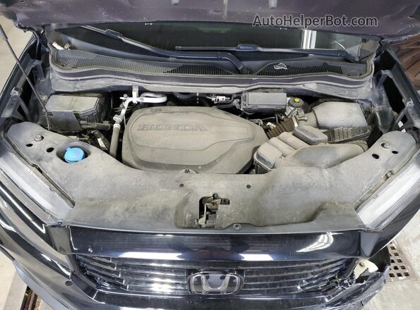5FPYK3F85NB004461 2022 HONDA RIDGELINE Black Widok wnętrza z tyłu