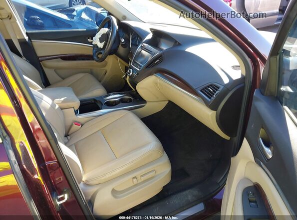 5FRYD3H3XHB000560 2017 ACURA MDX Бордовый 