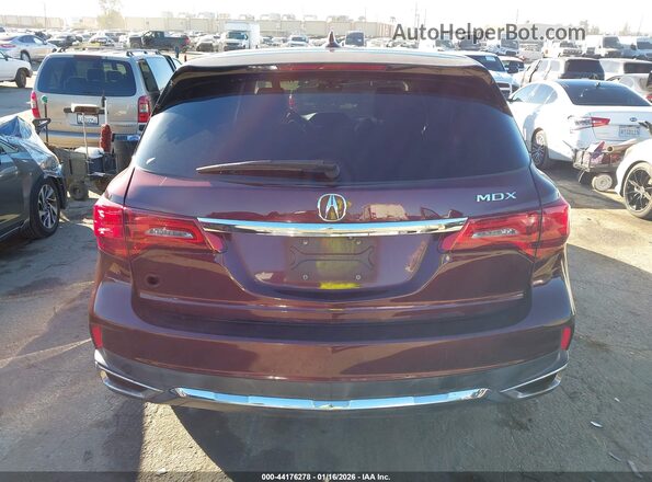 5FRYD3H3XHB000560 2017 ACURA MDX Бордовый 