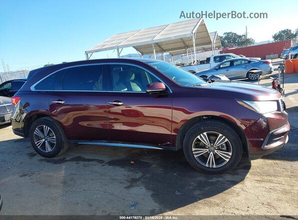 5FRYD3H3XHB000560 2017 ACURA MDX Бордовый 