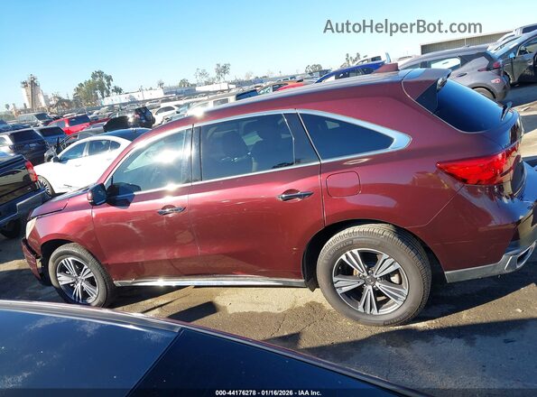 5FRYD3H3XHB000560 2017 ACURA MDX Бордовый 