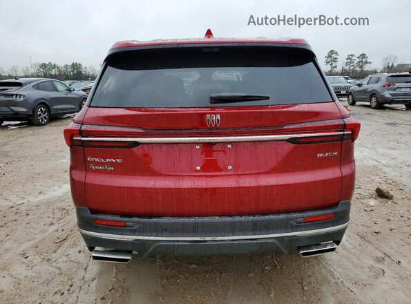 5GAERAKSXTJ126219 2026 BUICK ENCLAVE Burgundy Widok z tyłu