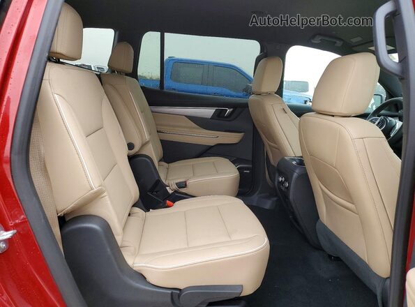 5GAERAKSXTJ126219 2026 BUICK ENCLAVE Burgundy Widok wnętrza z tyłu
