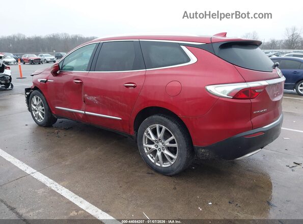 5GAERBKW2NJ146833 2022 BUICK ENCLAVE Red უკანა მარცხენა