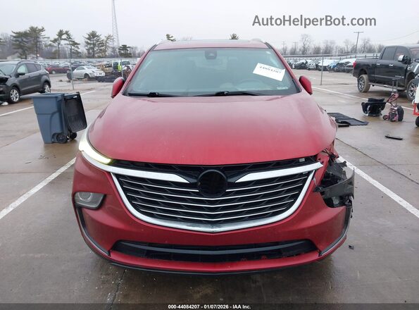 5GAERBKW2NJ146833 2022 BUICK ENCLAVE Red ხელსაწყოთა პანელის ხედი