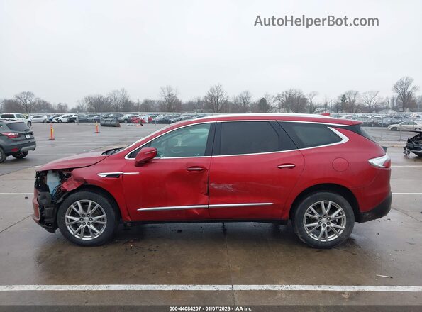 5GAERBKW2NJ146833 2022 BUICK ENCLAVE Red სალონის 360-გრადუსიანი ხედი