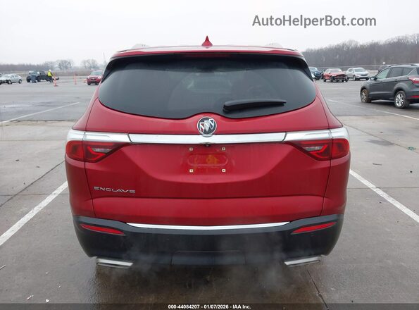 5GAERBKW2NJ146833 2022 BUICK ENCLAVE Red 