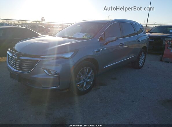 5GAERBKW5PJ192501 2023 BUICK ENCLAVE Gray Առջևի ձախ երեք քառորդ տեսարան