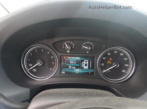 5GAERBKWXKJ276970 2019 BUICK ENCLAVE Gray Instrument cluster view