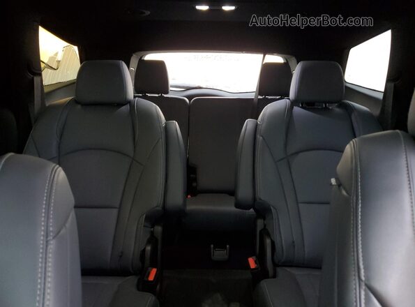 5GAERCKW8PJ251904 2023 BUICK ENCLAVE Black უკანა სავარძლების ხედი
