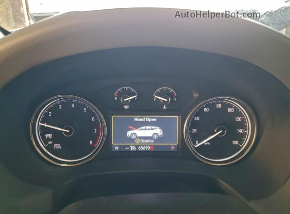 5GAEVAKW5LJ329565 2020 BUICK ENCLAVE Gray Instrument cluster view