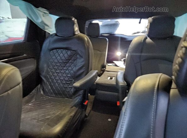 5GAEVBKW1NJ127766 2022 BUICK ENCLAVE Gray Rear seats view