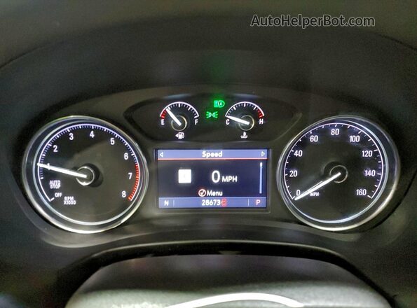 5GAEVBKW4MJ205326 2021 BUICK ENCLAVE Red ხელსაწყოთა პანელის ხედი