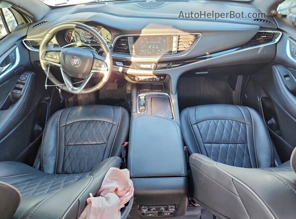 5GAEVCKW2PJ149221 2023 BUICK ENCLAVE Gray Dashboard view