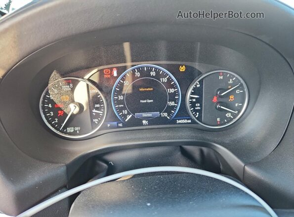 5GAEVCKW2PJ149221 2023 BUICK ENCLAVE Gray Instrument cluster view