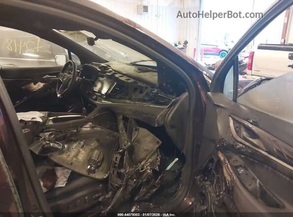 5GAEVCKW4PJ216305 2023 BUICK ENCLAVE Maroon წინა სალონის ხედი