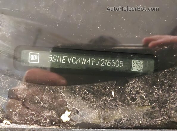 5GAEVCKW4PJ216305 2023 BUICK ENCLAVE Maroon ძრავის განყოფილების ხედი