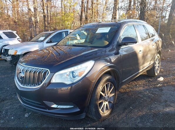 5GAKRBKD0GJ247213 2016 BUICK ENCLAVE Коричневый Передняя левая четверть