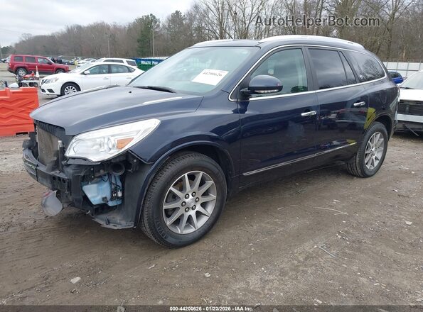 5GAKVBKD6HJ293920 2017 BUICK ENCLAVE Navy წინა მარცხენა ხედი სამი მეოთხედიდან