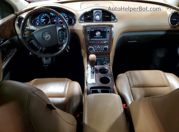5GAKVCKDXHJ184205 2017 BUICK ENCLAVE Red Vista del salpicadero