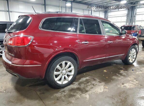 5GAKVCKDXHJ184205 2017 BUICK ENCLAVE Red Trasero derecho