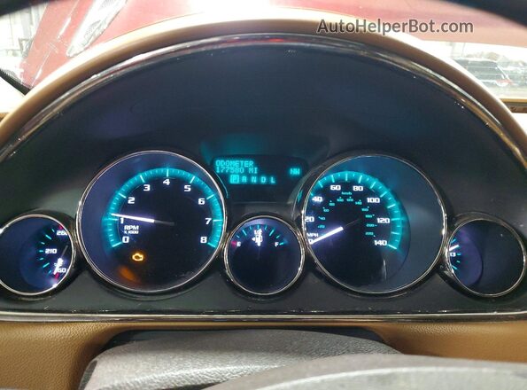 5GAKVCKDXHJ184205 2017 BUICK ENCLAVE Red Vista del cuadro de instrumentos