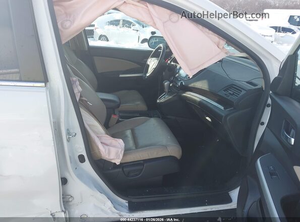 5J6RM4H7XGL016097 2016 HONDA CR-V Белый Вид салона спереди