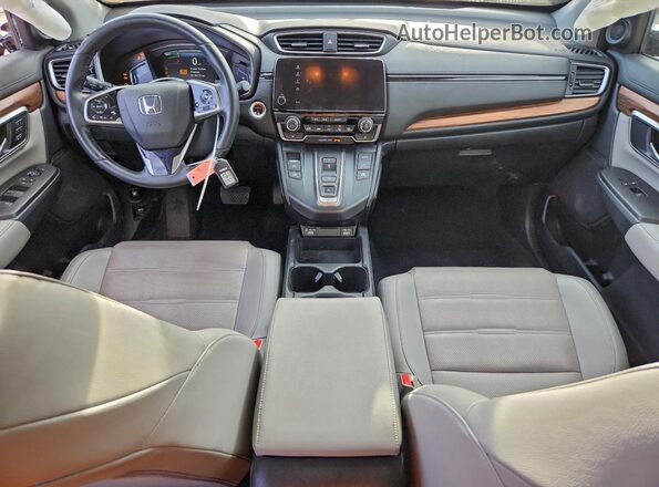 5J6RT6H8XNL040677 2022 HONDA CR-V Red Dashboard view