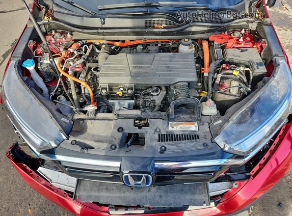 5J6RT6H8XNL040677 2022 HONDA CR-V Red Engine compartment view