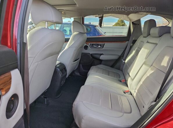 5J6RT6H8XNL040677 2022 HONDA CR-V Red Rear interior view