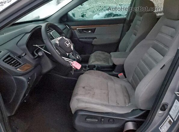 5J6RW2H51LL038500 2020 HONDA CR-V Gray Front interior view