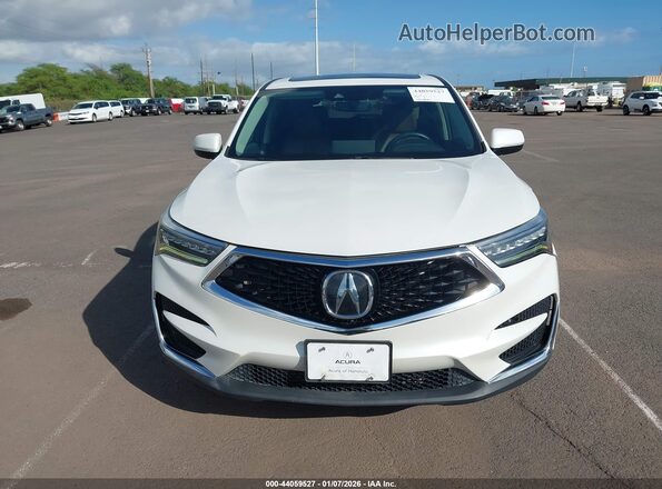 5J8TC1H50LL001275 2020 ACURA RDX White Սարքավորումների վահանակի տեսք