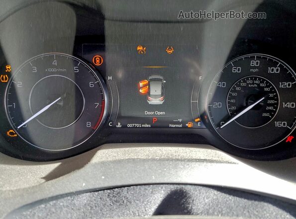 5J8TC1H51PL004739 2023 ACURA RDX White Вид щитка приладів