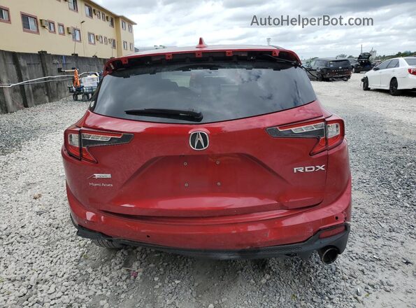 5J8TC1H64NL007172 2022 ACURA RDX Red Vista trasera