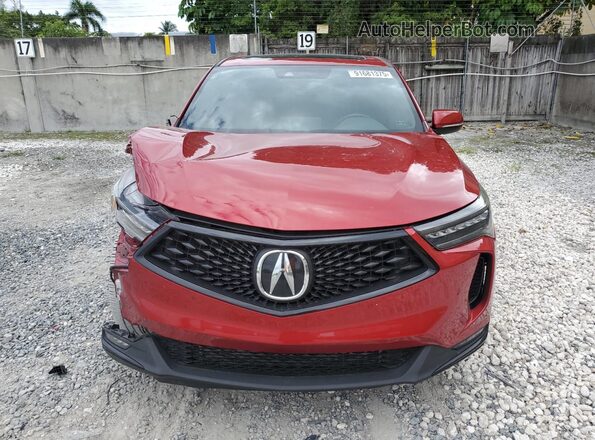5J8TC1H64NL007172 2022 ACURA RDX Red Vista frontal