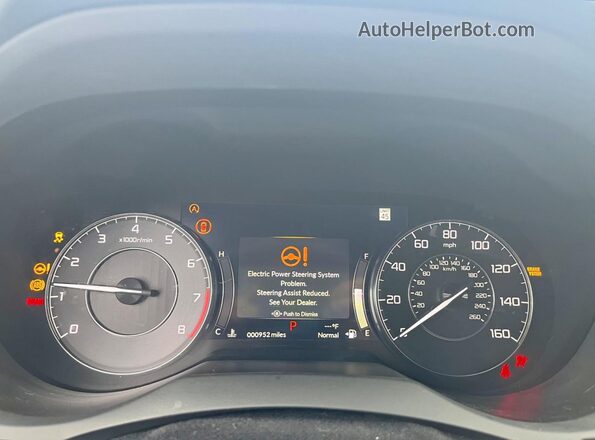 5J8TC2H50SL024401 2025 ACURA RDX Red Vista del cuadro de instrumentos
