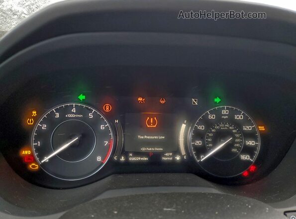 5J8TC2H51RL040648 2024 ACURA RDX Purple Instrument cluster view