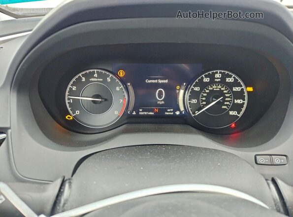 5J8TC2H52PL010393 2023 ACURA RDX Gray Вид щитка приладів