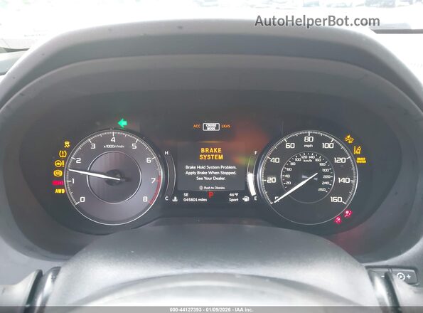5J8TC2H54LL013418 2020 ACURA RDX Gray Vista de los asientos traseros