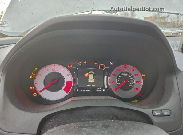 5J8TC2H62NL001666 2022 ACURA RDX White Widok zestawu wskaźników